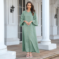 500054 Moyen-Orient Musulman Forage Chaud Robe Lâche Robe Arabie Saoudite