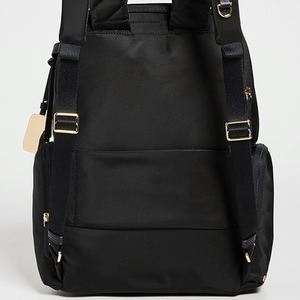 Custom Unisex Large <b>Black</b> Nylon Preppy Style Eco-friendly Recyclable Durable Keymay <b>Backpack</b> Zipper Closure Waterproof Trolley - Product Image 5