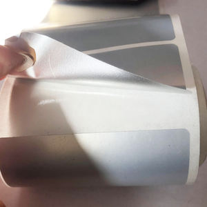 Etiquetas Adhesivas con Código de Barras para Alimentos y Bebidas, Plateadas Mate, Industriales, para Envasado de Chocolate, Pan, Aperitivos, Azúcar y Pasteles - Product Image 1