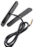Feux latéraux de véhicule LED rouge ambre bleu blanc, ambulance, voiture, deux feux latéraux LED, feux de remorque de camion 24 volts LED