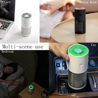 Petit purificateur d'air intelligent de bureau HEPA 12 filtres lavables de haute qualité, ions négatifs portables, utilisation domestique et hôtelière