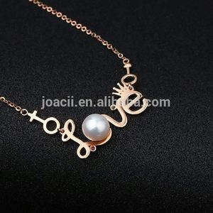 Amor de perlas de agua dulce bola colgante de collar de joyas con Colar - Product Image 3