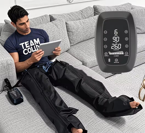 <span class=keywords><strong>Bottes</strong></span> <span class=keywords><strong>de</strong></span> massage à air comprimé portables Zoshine <span class=keywords><strong>de</strong></span> haute qualité à 6 modes pour la relaxation musculaire des jambes et le soulagement <span class=keywords><strong>de</strong></span> la fatigue des pieds - Product Image 2