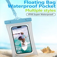 Étui étanche pour téléphone portable avec sac banane ou bandoulière pour la natation, la plage, la navigation, le ski, la plongée et les sports aquatiques