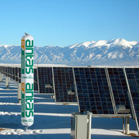 Module photovoltaïque Antas 179W, assemblage de panneaux solaires, cadre en verre, étanchéité, installation sur toit, mastic silicone résistant aux intempéries