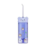 Mini Hydropulseur Portable pour Enfants, Design Animal Mignon avec Fenêtre - Étanche IPX7, Modes Doux pour les 6 ans et plus, Idéal pour les Voyages