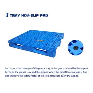 Customized 4 Way Entry Durable Warehouse Storage Plastic <strong>Pallet</strong> With Steel <strong>Bars</strong> - Product Image 3