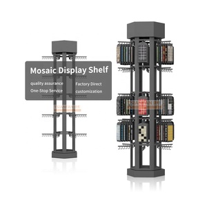 Espositore Rotante Multifunzionale <span class=keywords><strong>per</strong></span> Mosaici, Scaffale <span class=keywords><strong>in</strong></span> Metallo Resistente <span class=keywords><strong>per</strong></span> Mosaici <span class=keywords><strong>in</strong></span> Ceramica, <span class=keywords><strong>Vetro</strong></span> e Pietra, Direttamente dalla Fabbrica - Product Image 1