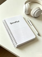 Libreta con espiral blanca al por mayor, con esquinas redondeadas, cubierta de papel mate, minimalista, para tomar notas diarias, para estudiantes, oficina, regalo