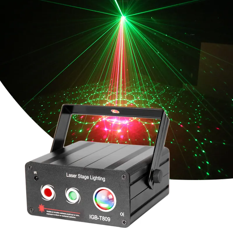 mini laser light Home party patterns effect led stage light red green nightclub cheap indoor dj disco laser light price