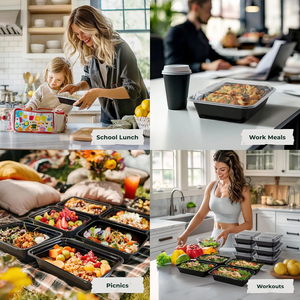 Bán Buôn Nhà Hàng Để Đi Nhựa Bao Bì Thực Phẩm Container Takeaway Dùng Một Lần Deli Lưu Trữ Hộp PP Với Nắp Rõ Ràng - Product Image 6