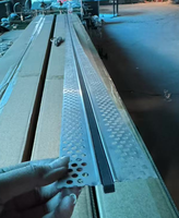 Mur de cloisons sèches Métal Double V Joint de contrôle Perles Joint de dilatation en aluminium et plâtre de ciment pour la construction de stuc