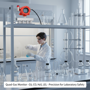 Sensor de Detección de Concentración de Gases Cuatro en Uno SMRTE IF01 Modbus, Alarma de Gas, Oxígeno, Monóxido de Carbono, Sulfuro de Hidrógeno, Salida RS485 para - Product Image 5