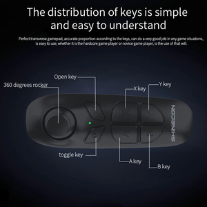 Manette de jeu sans fil à commande d'une seule main BT pour Android IOS <span class=keywords><strong>PC</strong></span> Smart TV Compatible avec les lunettes 3D VR - Product Image 6