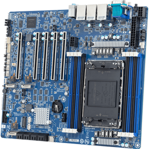 เมนบอร์ด GIGABYTE MW54-HP0 Intel Xeon 600 DDR5 PCIe Gen5 ATX สำหรับเวิร์กสเตชัน 8x SATA 3x M.2 5x PCIe Slots - Product Image 1