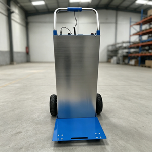 Carretilla Eléctrica Plegable de Alta Resistencia para Subir <span class=keywords><strong>Escaleras</strong></span>, con Capacidad de 400 kg, Accionamiento por Correa, Batería de Litio de 48 V, para Transportar Cargas - Product Image 5