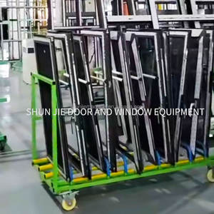 Cadre de fenêtre mobile de 10 cm, chariot de rangement de panneaux de porte, planche en bois, chariot en porte-à-faux pour l'usine, vente en gros - Product Image 6