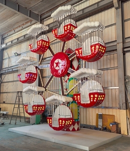 <span class=keywords><strong>Luna</strong></span> Park Kiddie Cable Car Parque de atracciones Productos Doble cara Mini Noria Paseos en venta - Product Image 1