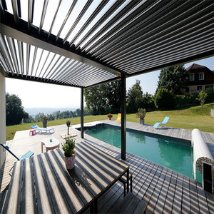 <span class=keywords><strong>Pérgola</strong></span> <span class=keywords><strong>Bioclimática</strong></span> Motorizada de Aleación de Aluminio Impermeable a <span class=keywords><strong>Precio</strong></span> Competitivo <span class=keywords><strong>6X3</strong></span> Soportes Bien Diseñados Kit 4X4 con Recubrimiento en Polvo - Product Image 3