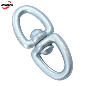 Émerillon <span class=keywords><strong>double</strong></span> à œil pour la levée de charges lourdes, pour élingues de levage à chaîne - Product Image 3