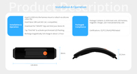 Traceur GPS 4G pour chien Qcool avec technologie BCG, suivi du mouvement, surveillance d'activité, alarme anti-évasion pour animaux manquants, alerte d'évasion d'animal, lumière LED