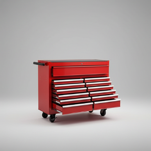 Carrito de Herramientas Metálico con Ruedas, Económico, de 13 Cajones, para Garaje, con Herramientas Incluidas - Product Image 4