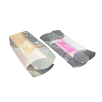 Boîtes d'emballage de vente au détail en plastique imprimées sur mesure pour les cosmétiques et les soins de la peau, fabriquées en PET, PVC et PP