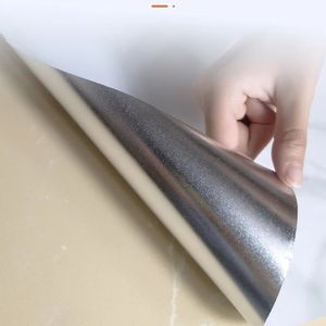 Papier peint auto-adhésif en marbre de largeur Vinyle imperméable pour la <span class=keywords><strong>cuisine</strong></span> Film décoratif Décoration intérieure Film protecteur en grain de marbre - Product Image 5