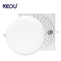 KEOU produit breveté rond 18w panneau lampe led design lumière maison panneau 3d