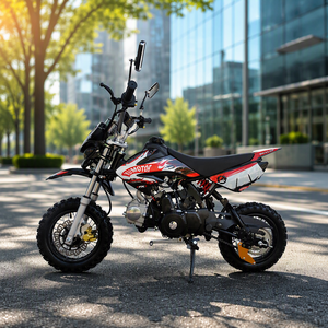 MODOU Motocicleta Todoterreno de <span class=keywords><strong>125cc</strong></span>, Cuatro Tiempos, a Gasolina, con Arranque Eléctrico/a Pedal, Transmisión por Cadena, para Adultos, con Chasis Resistente - Product Image 2