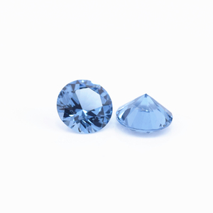 Espinela azul sintética de espinela cultivada en laboratorio de piedras preciosas sueltas de alta calidad 120 # piedra espinela de corte brillante redondo para joyería - Product Image 3