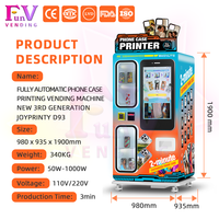 Funvending I3200 U1 HD Imprimante de coques de téléphone multifonctionnelle personnalisée à grande vitesse et faible coût, machine distributrice de 32 pouces avec nettoyage automatique à distance