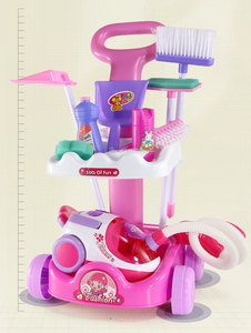 Jouet pour enfants semblant de nettoyage avec jouet aspirateur interactif amusant <span class=keywords><strong>Kit</strong></span> de fournitures de ménage pour les filles - Product Image 2