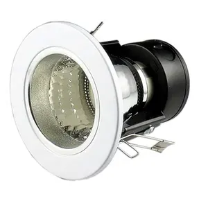 E27 White Round Recessed Ceiling Downlight Casing Holder for E27 Bulb