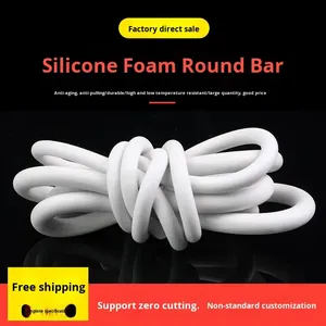 Bande <span class=keywords><strong>de</strong></span> silicone ronde pleine en mousse, tige en caoutchouc <span class=keywords><strong>de</strong></span> silicone, <span class=keywords><strong>joint</strong></span> d'étanchéité en caoutchouc <span class=keywords><strong>de</strong></span> silicone, bande <span class=keywords><strong>de</strong></span> garniture, haute température, étanche - Product Image 5