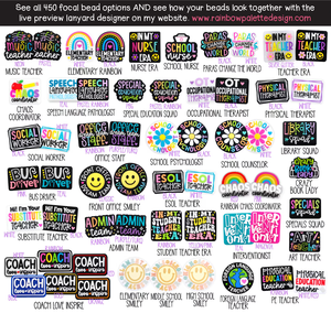 Personalized Acrylic <b>Lanyard</b> Engraved <b>Teacher</b> <b>Lanyard</b> Badge Holder Breakaway <b>Lanyard</b> <b>Teacher</b> Gift Custom Keychain <b>Lanyard</b> - Product Image 3