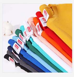 T-shirt uni personnalisé de haute qualité 100% coton pour hommes T-shirts vierges de grande taille pour hommes, lourds et surdimensionnés - Product Image 1