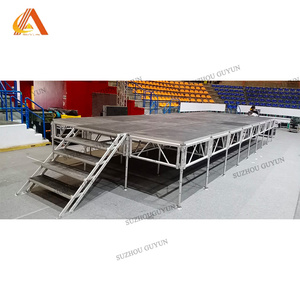 Nhôm sân khấu di động hiển thị sân khấu di động giàn hiển thị ngoài trời gấp giai đoạn nền tảng hỗ trợ OEM - Product Image 5