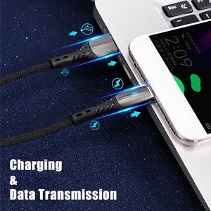 <span class=keywords><strong>High</strong></span>-<span class=keywords><strong>End</strong></span> A10M LED Light 3A 1M Cabos de dados USB Carregamento rápido Tecido Braid Charger para Android V8 Micro USB para uso em computador - Product Image 6