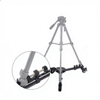 Support de trépied professionnel YT900 avec base à 3 roues, accessoires pour appareil photo, support de poulie à 3 roues, trépied pliable avec roulettes pour photographie, glissière robuste pour trépied.