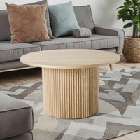 Panneaux muraux en MDF/placage bois cannelés super flexibles/Table basse Nouvelle décoration intérieure/meubles Vente directe d'usine
