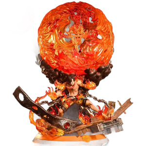 Figurine d'action Anime 56cm Portgas D. Ace Flame Emperor avec boule <span class=keywords><strong>de</strong></span> feu lumineuse, 16 couleurs changeantes, modè<span class=keywords><strong>le</strong></span> <span class=keywords><strong>de</strong></span> collection, poupée, cadeau - Product Image 2