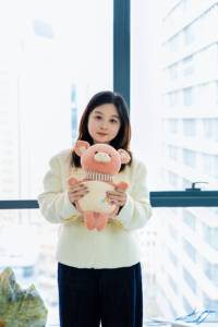 Cojín de animales de peluche personalizado de alta calidad, juguete de peluche, regalo del Día de San Valentín para niños, oso de peluche rosa, cerdo, Animal de peluche - Product Image 5