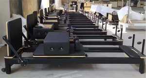 Personalizado Color Beige Aluminio <span class=keywords><strong>Pilates</strong></span> <span class=keywords><strong>Reformer</strong></span> Machine Studio Commercial Cama De <span class=keywords><strong>Pilates</strong></span> <span class=keywords><strong>Reformer</strong></span> - Product Image 2