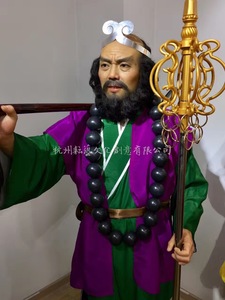 Estatua de Silicona Hiperrealista de Tamaño Natural de Sun Wukong, Figura del Rey Mono para Colección de Fantasía Oscura - Product Image 3