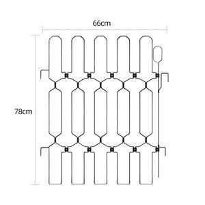 <span class=keywords><strong>Barrière</strong></span> de sécurité pliable en métal pour animaux de compagnie, prix d'usine, pour escaliers, cuisine et portes |   <span class=keywords><strong>Barrière</strong></span> de sécurité pour <span class=keywords><strong>chien</strong></span> de 30 pouces de haut, à fixer au mur à l'intérieur - Product Image 6