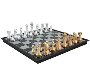 磁性塑料大理石国际象棋集游戏为孩子玩具 4812-A