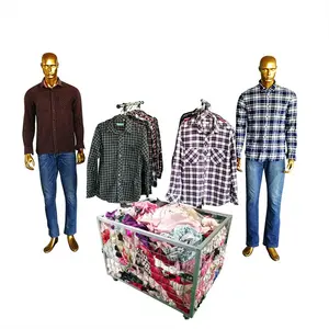 Foshan Taoyiyi Second Hand Used Men Plaid Shirts Buy Exporter Resale Online Store Designer Sale Used Clothes