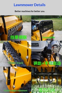 China Mini Self Propelled Industrial <b>Remote</b> Control <b>Flail</b> <b>Mower</b> High Quality Competitive Gasoline Rc 7.5-9Hp 4-Stroke Cutting KR - Product Image 2