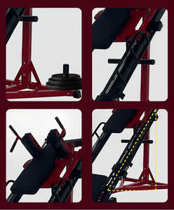 <span class=keywords><strong>Presse</strong></span> à jambes commerciale 45 degrés, Hack Squat, <span class=keywords><strong>Presse</strong></span> à jambes inclinée, Équipement de fitness professionnel pour la force des jambes, des cuisses et des mollets - Product Image 6